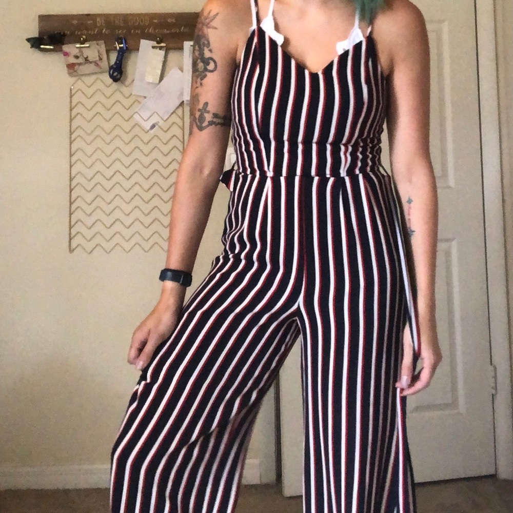 Stripped jumpsuit